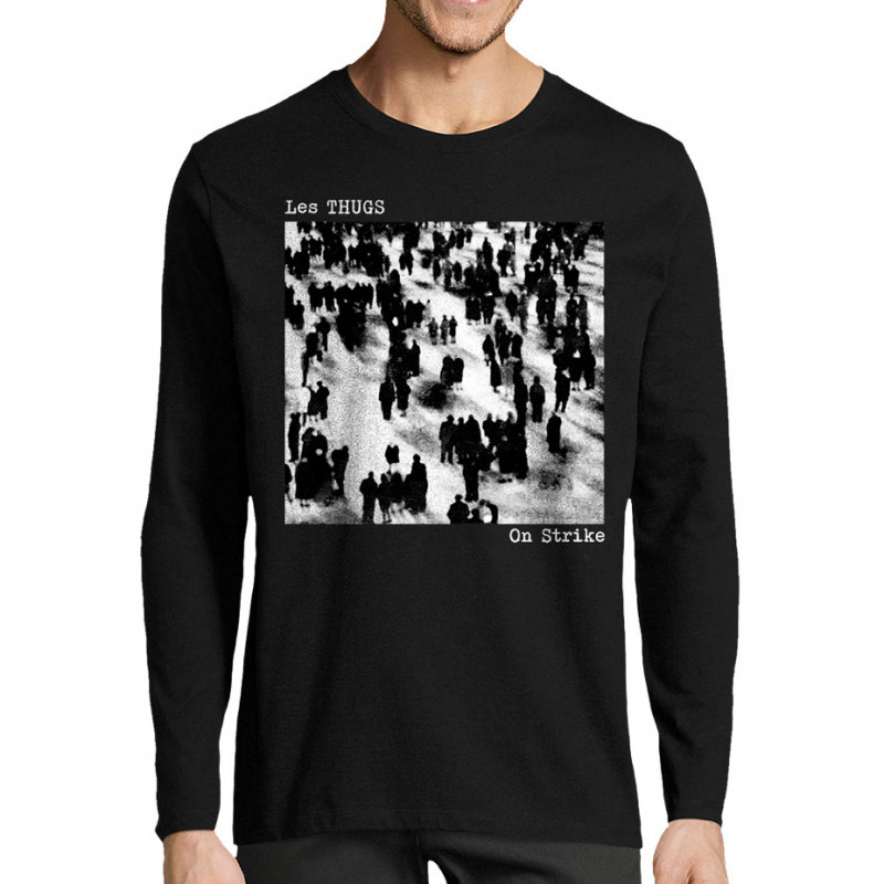 T-shirt homme manches longues noir Les Thugs - On Strike (Les Thugs)
