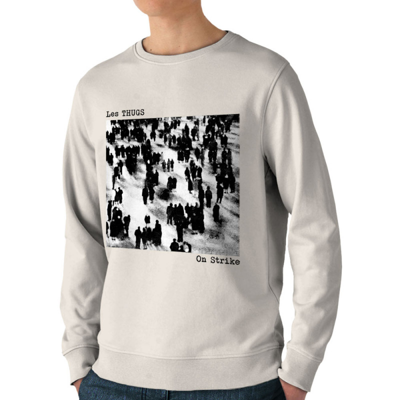 Sweat homme bio col rond naturel Les Thugs - On Strike (Les Thugs)