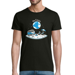 T-shirt homme coton bio noir No Limit (Ted Boundy,Humour)