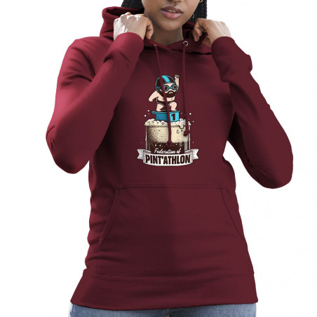 Sweat femme à capuche...