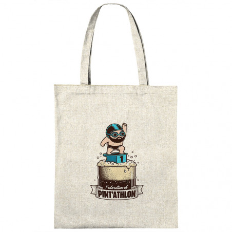 Sac shopping en toile...
