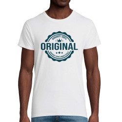 T-shirt homme coton bio blanc Original (Homme) (Gondrax,Humour,Slogans Débiles)