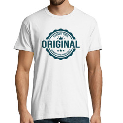 Tee-shirt homme blanc Original (Homme) (Gondrax,Humour,Slogans Débiles)