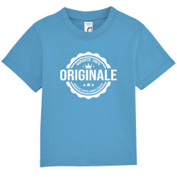 T-shirt bébé bleu azur Originale (Femme) (Gondrax,Humour,Slogans Débiles)
