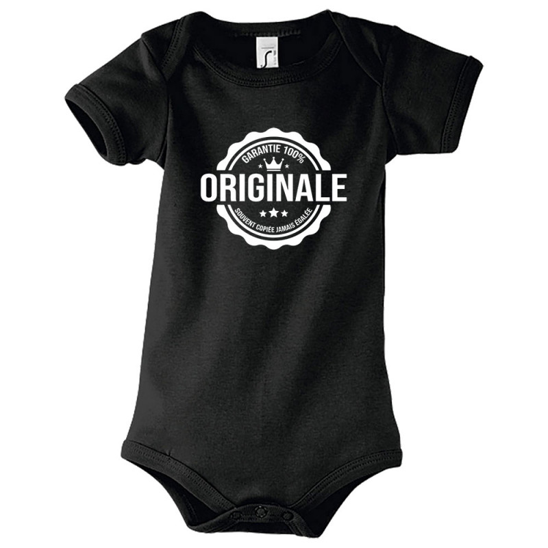 Body bébé noir Originale (Femme) (Gondrax,Humour,Slogans Débiles)