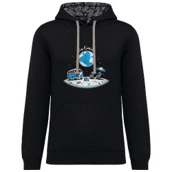 Sweat capuche à motifs unisexe noir et têtes de mort mexicaines No Limit (Ted Boundy,Humour)