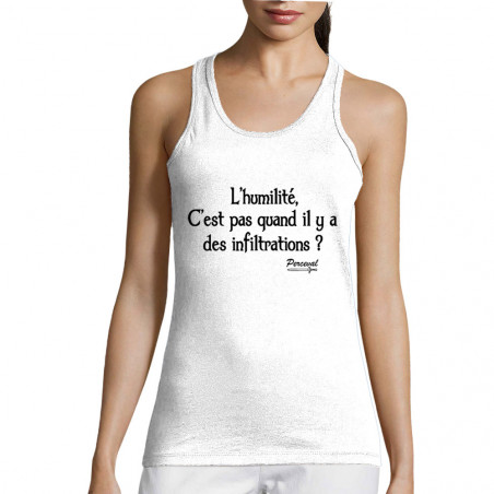 Débardeur femme "L'humilité 2"