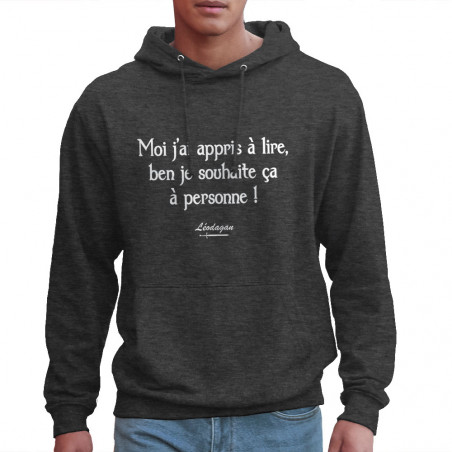 Sweat homme à capuche "Moi...