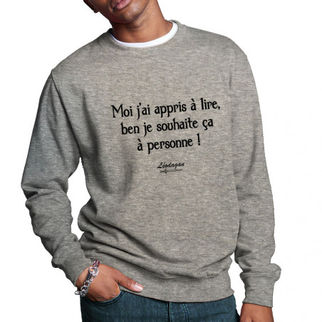 Sweat homme col rond "Moi...