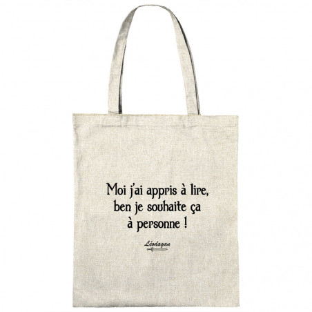 Sac shopping en toile "Moi...