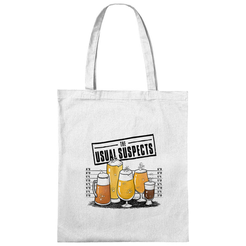 Sac shopping en toile blanc Usual Suspects Beer (Gondrax,Alcool,Détournements)