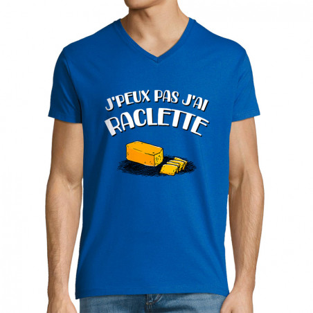 T-shirt homme col V "J'peux...