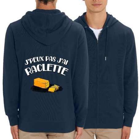 Sweat homme zippé à capuche...