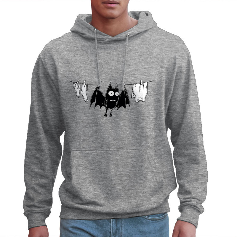 Sweat homme à capuche gris chiné Le linge sèche (Gondrax,Animaux,Humour)