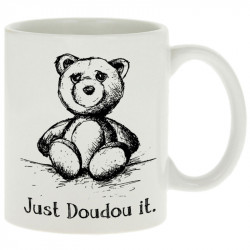 Mug blanc Just Doudou it (Gondrax,Animaux,Humour,Détournements)