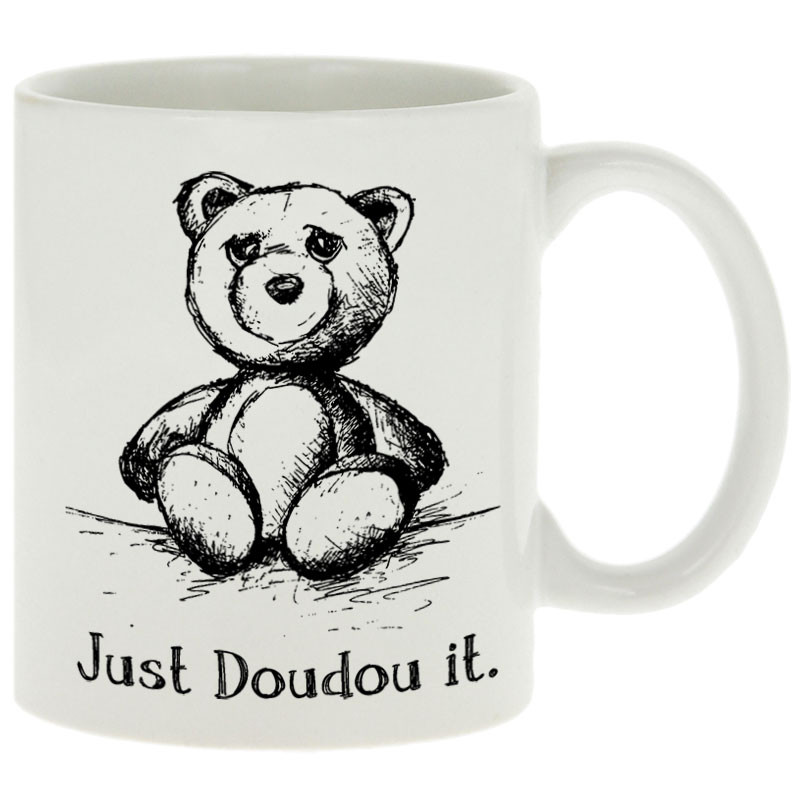 Mug blanc Just Doudou it (Gondrax,Animaux,Humour,Détournements)