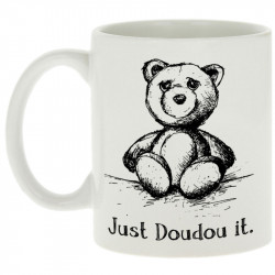 Mug blanc Just Doudou it (Gondrax,Animaux,Humour,Détournements)