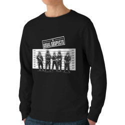 Sweat homme bio col rond noir Usual Suspects Police (Gondrax,Slogans engagés,Détournements)