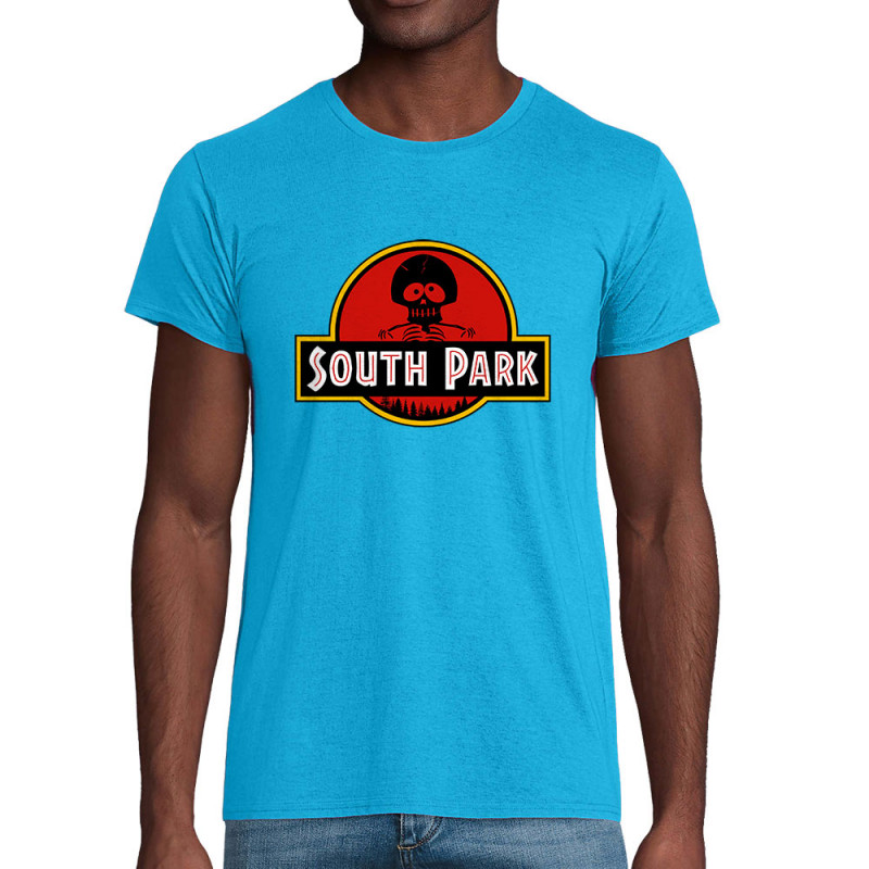 T-shirt homme coton bio bleu azur South Park (Andy,Détournements,Films/Séries)