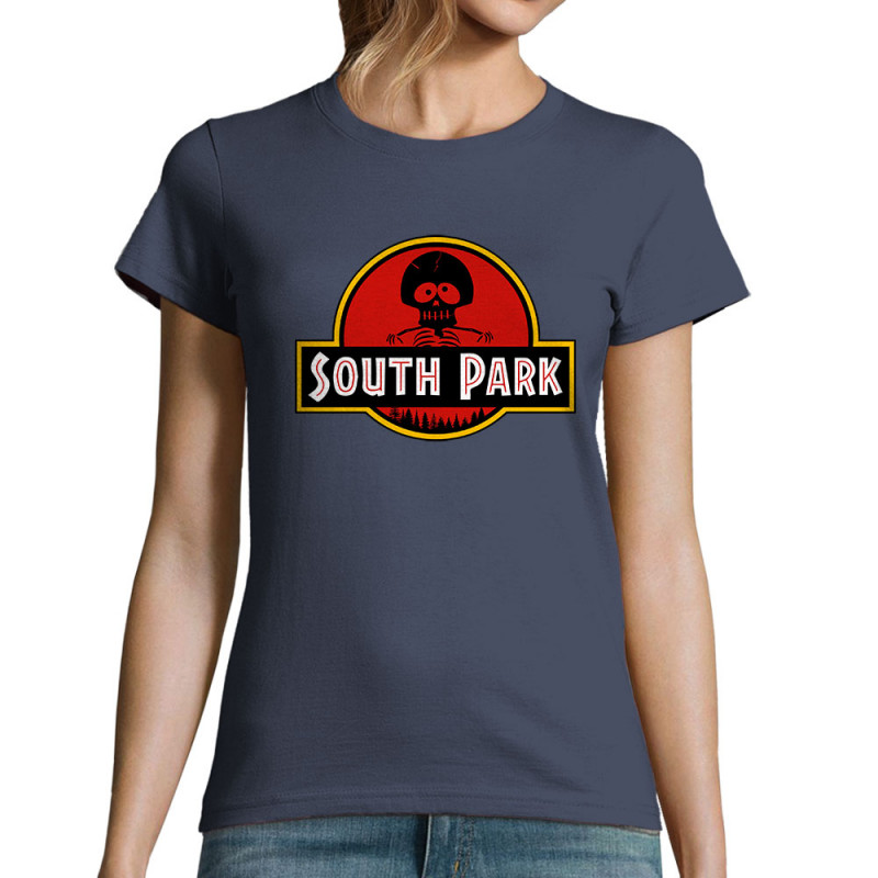 T-shirt femme bleu denim South Park (Andy,Détournements,Films/Séries)