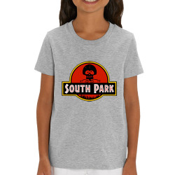 T-shirt enfant coton bio gris chiné South Park (Andy,Détournements,Films/Séries)