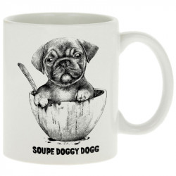 Mug blanc Soupe Doggy Dog (Gondrax,Animaux,Humour)