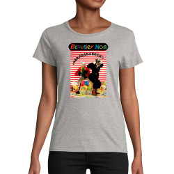 T-shirt femme coton bio gris chiné Bérurier Noir - Abracadaboum (Bérurier Noir)