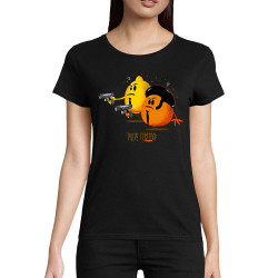 T-shirt femme coton bio noir Pulpe Fiction (Gondrax,Fruits & Légumes,Films/Séries)