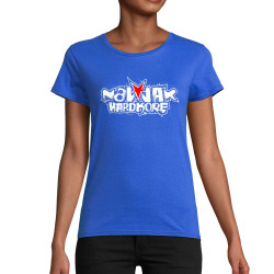 T-shirt femme coton bio bleu royal Nawak - Totem (Nawak)