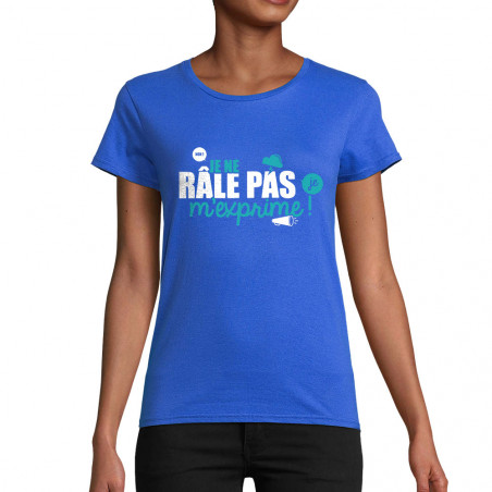 T-shirt femme coton bio "Je...