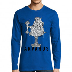 T-shirt homme manches longues bleu royal Arvarus American Pale Ale (Arvarus,Alcool)
