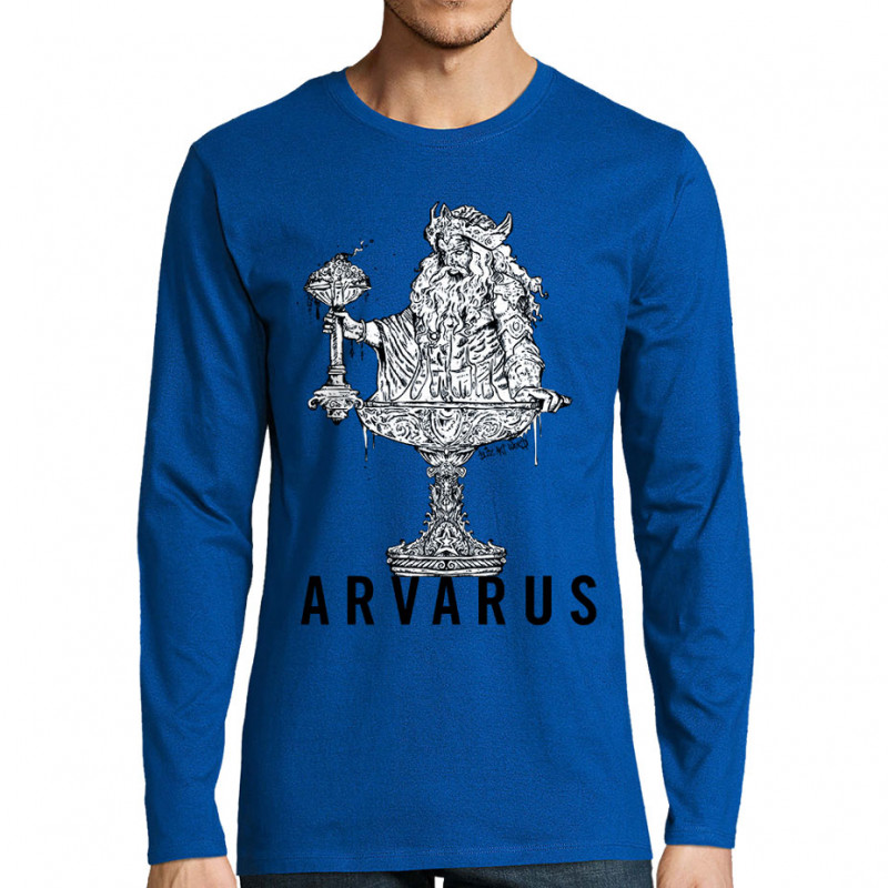 T-shirt homme manches longues bleu royal Arvarus American Pale Ale (Arvarus,Alcool)