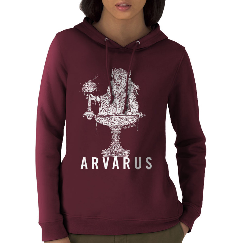 Sweat femme à capuche coton bio bordeaux Arvarus American Pale Ale (Arvarus,Alcool)