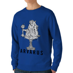 Sweat homme bio col rond bleu royal Arvarus American Pale Ale (Arvarus,Alcool)