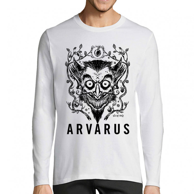 T-shirt homme manches longues blanc Arvarus Hazy IPA (Arvarus,Alcool)
