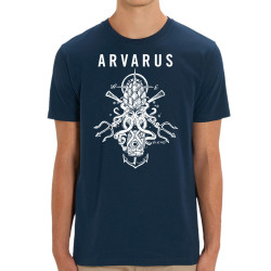 T-shirt homme coton bio bleu marine Arvarus Pale Ale (Arvarus,Alcool)