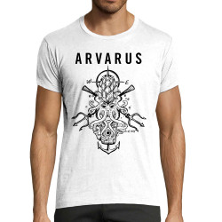 T-shirt homme fit blanc Arvarus Pale Ale (Arvarus,Alcool)
