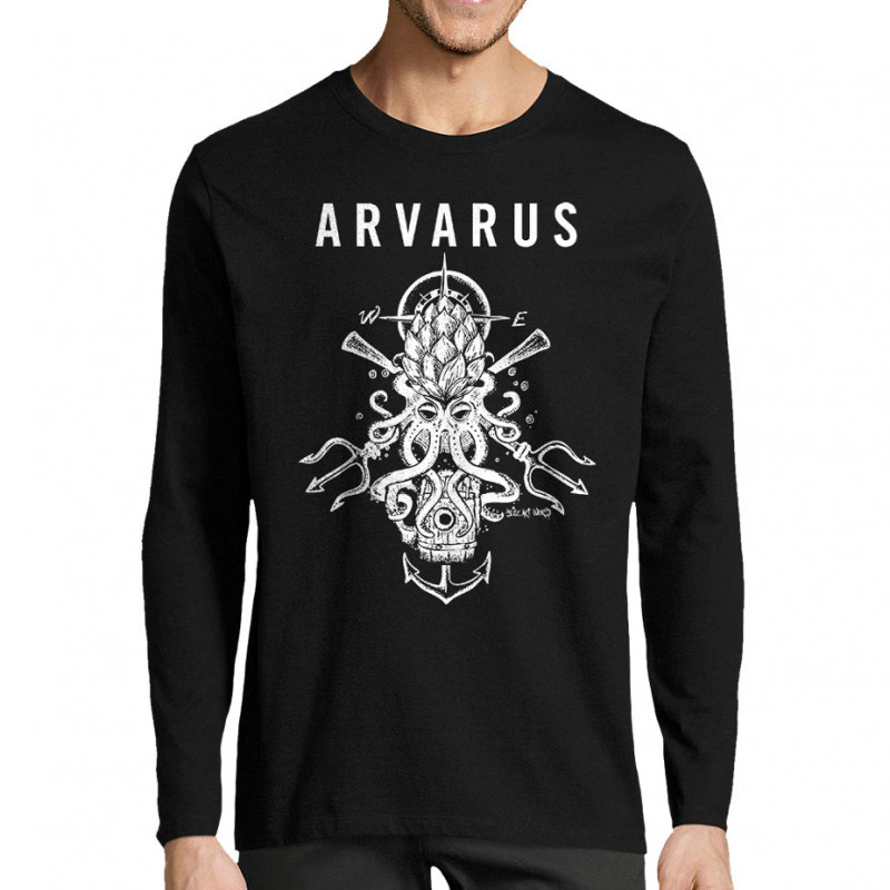 T-shirt homme manches longues noir Arvarus Pale Ale (Arvarus,Alcool)