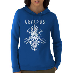 Sweat femme à capuche coton bio bleu royal Arvarus Pale Ale (Arvarus,Alcool)