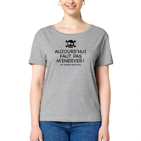 T-shirt femme col large...