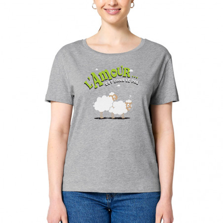 T-shirt femme col large...