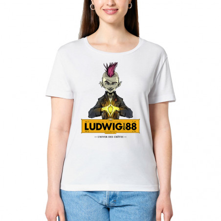 T-shirt femme col large...