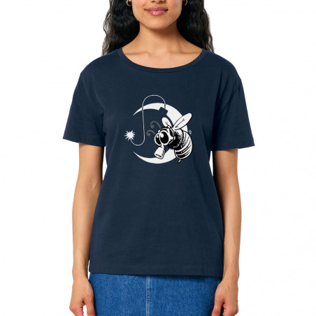 T-shirt femme col large...