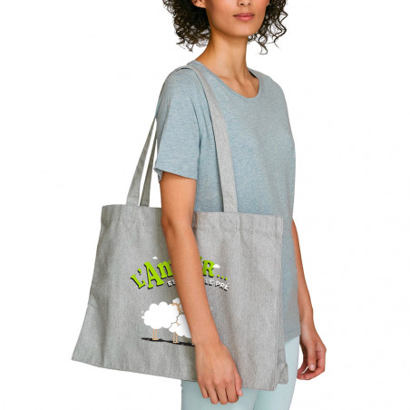 Grand sac shopping en toile...
