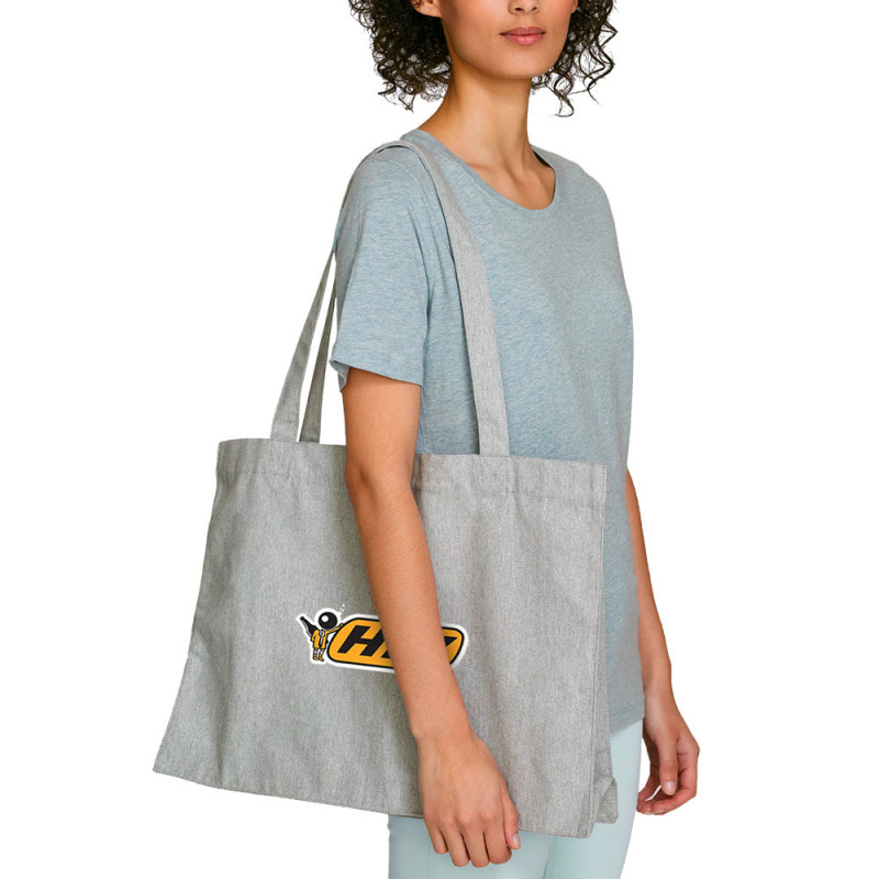 Grand sac shopping en toile recyclé gris chiné Hic (Skurg,Humour,Alcool)
