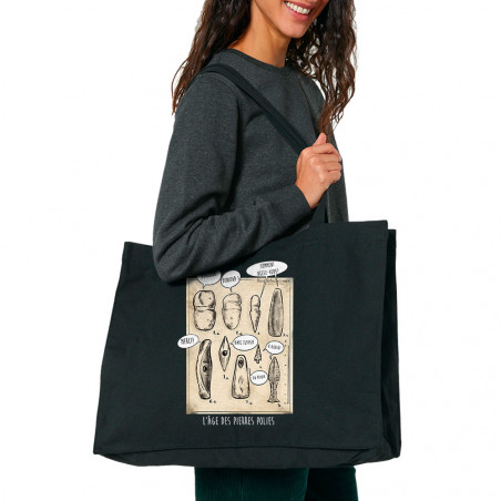 Grand sac shopping en toile...