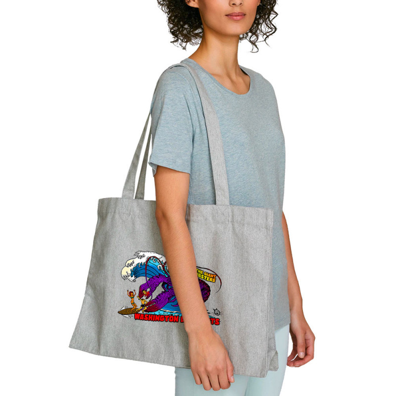 Grand sac shopping en toile recyclé gris chiné WDC - Lobsters (Washington Dead Cats)