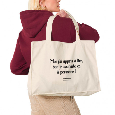 Grand sac shopping en toile...