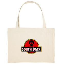 Grand sac shopping en toile recyclé naturel South Park (Andy,Détournements,Films/Séries)