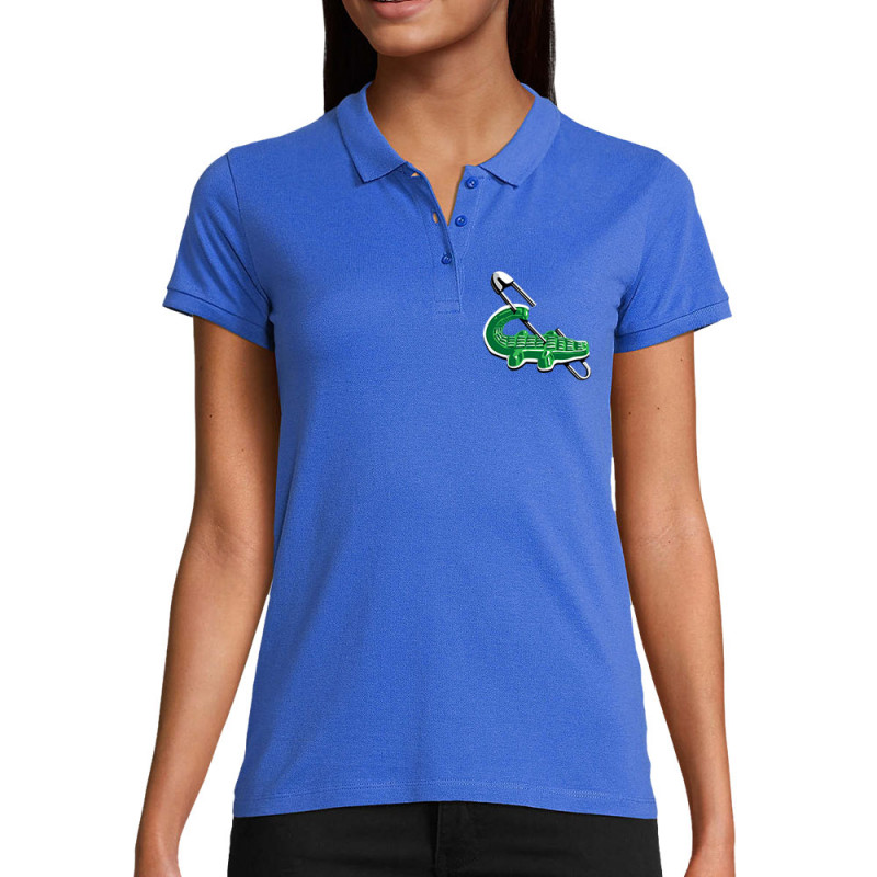 Polo femme coton bio bleu royal Laribo (Trabe,Fruits & Légumes,Humour,Détournements)
